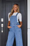 The River Denim Overalls Modest Dresses vendor-unknown