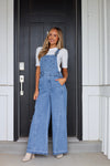 The River Denim Overalls Modest Dresses vendor-unknown