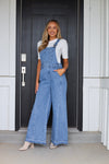 The River Denim Overalls Modest Dresses vendor-unknown