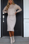 It's A Feeling Sweater Skirt Modest Dresses vendor-unknown