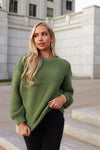 Leaves Are Falling Chunky Sweater Modest Dresses vendor-unknown