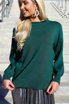 Chill Time Slouchy Sweater Tops vendor-unknown