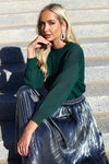 Chill Time Slouchy Sweater Tops vendor-unknown