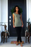 Cap Sleeve Modest Layering Tee Tops vendor-unknown