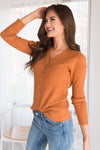 Autumn Daydreaming Modest Ribbed Sweater Modest Dresses vendor-unknown