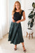 Falling For You Modest Pleat Skirt