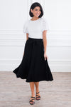 Autumn is calling Modest Tie Waist Skirt NeeSee's Dresses 