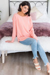 Chill Vibe Modest Sweater Tops vendor-unknown