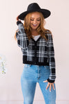 Trend Setter Plaid Modest Cropped Cardigan Modest Dresses vendor-unknown