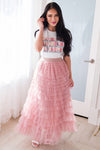 It's All About The Twirls Modest Tulle Skirt Skirts vendor-unknown