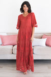 The Lexi Boho Maxi Dress Modest Dresses vendor-unknown