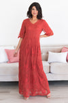 The Lexi Boho Maxi Dress Modest Dresses vendor-unknown