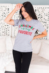 Christmas Is My Favorite Modest Graphic Tee Modest Dresses vendor-unknown