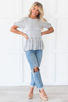 Hello Honey Modest Smocked Blouse Modest Dresses vendor-unknown