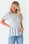 Hello Honey Modest Smocked Blouse Modest Dresses vendor-unknown