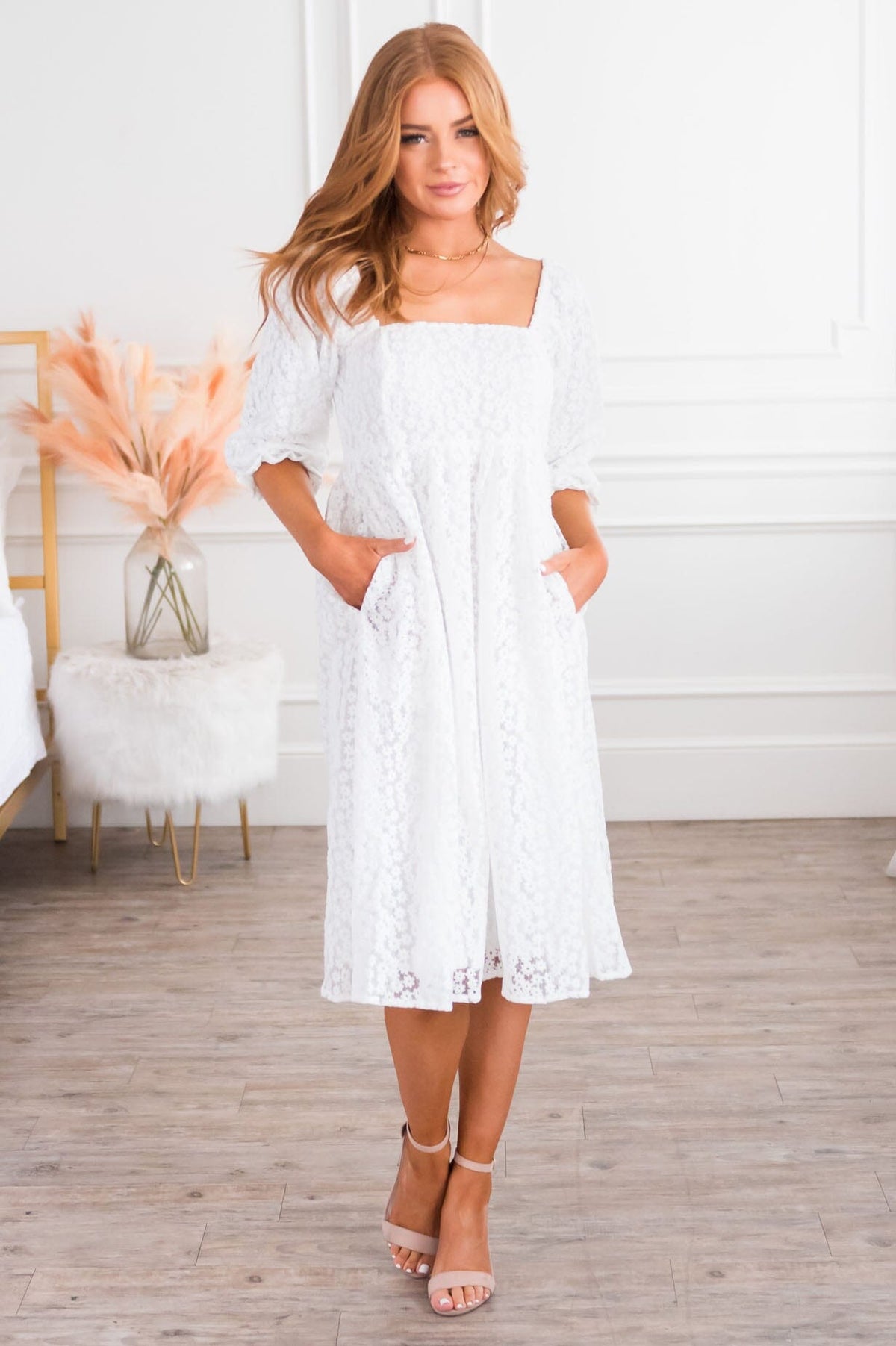 The Tinsley Modest Floral Dress