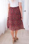 Fall Blooms Modest Pleat Skirt Modest Dresses vendor-unknown