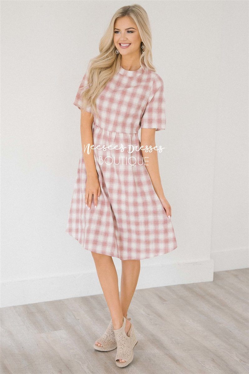 The Macey Modest Dresses vendor-unknown S Dusty Pink 