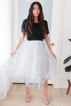 Connect the Dots Modest Tulle Skirt NeeSee's Dresses