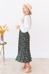 Fall Floral Modest Skirt Skirts vendor-unknown