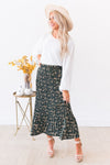 Fall Floral Modest Skirt Skirts vendor-unknown