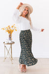 Fall Floral Modest Skirt Skirts vendor-unknown