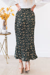 Fall Floral Modest Skirt Skirts vendor-unknown