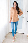 Breezy and Beautiful Modest Ribbed Sweater Tops vendor-unknown