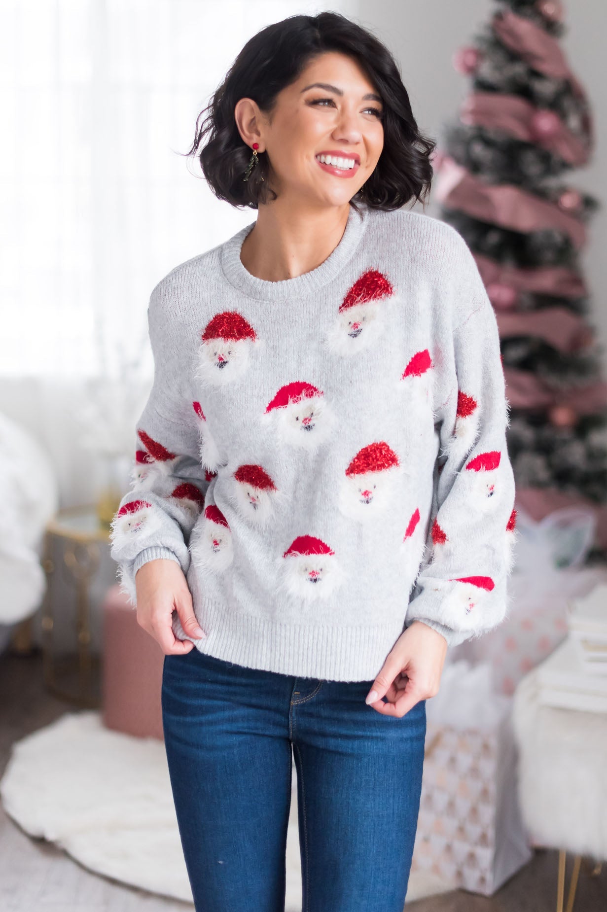 Santa's little sale helper sweater