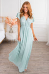 The Holiday Dream Shimmer Maxi Dress Modest Dresses vendor-unknown