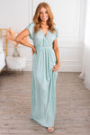 The Holiday Dream Shimmer Maxi Dress Modest Dresses vendor-unknown