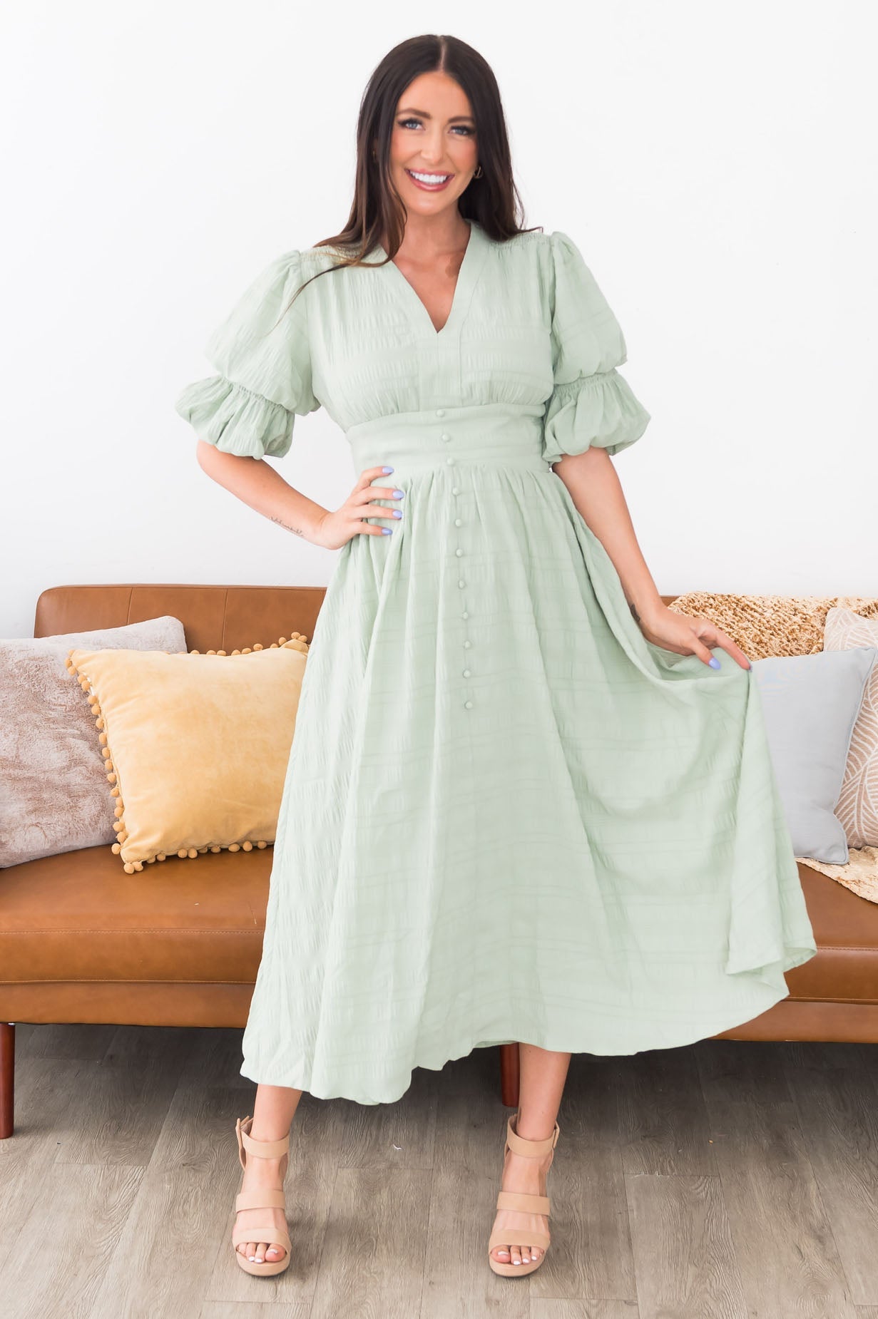 Modest 2024 mint dress