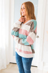 Lead With Your Heart Modest Sweater Tops vendor-unknown