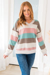 Lead With Your Heart Modest Sweater Tops vendor-unknown