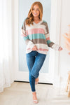 Lead With Your Heart Modest Sweater Tops vendor-unknown