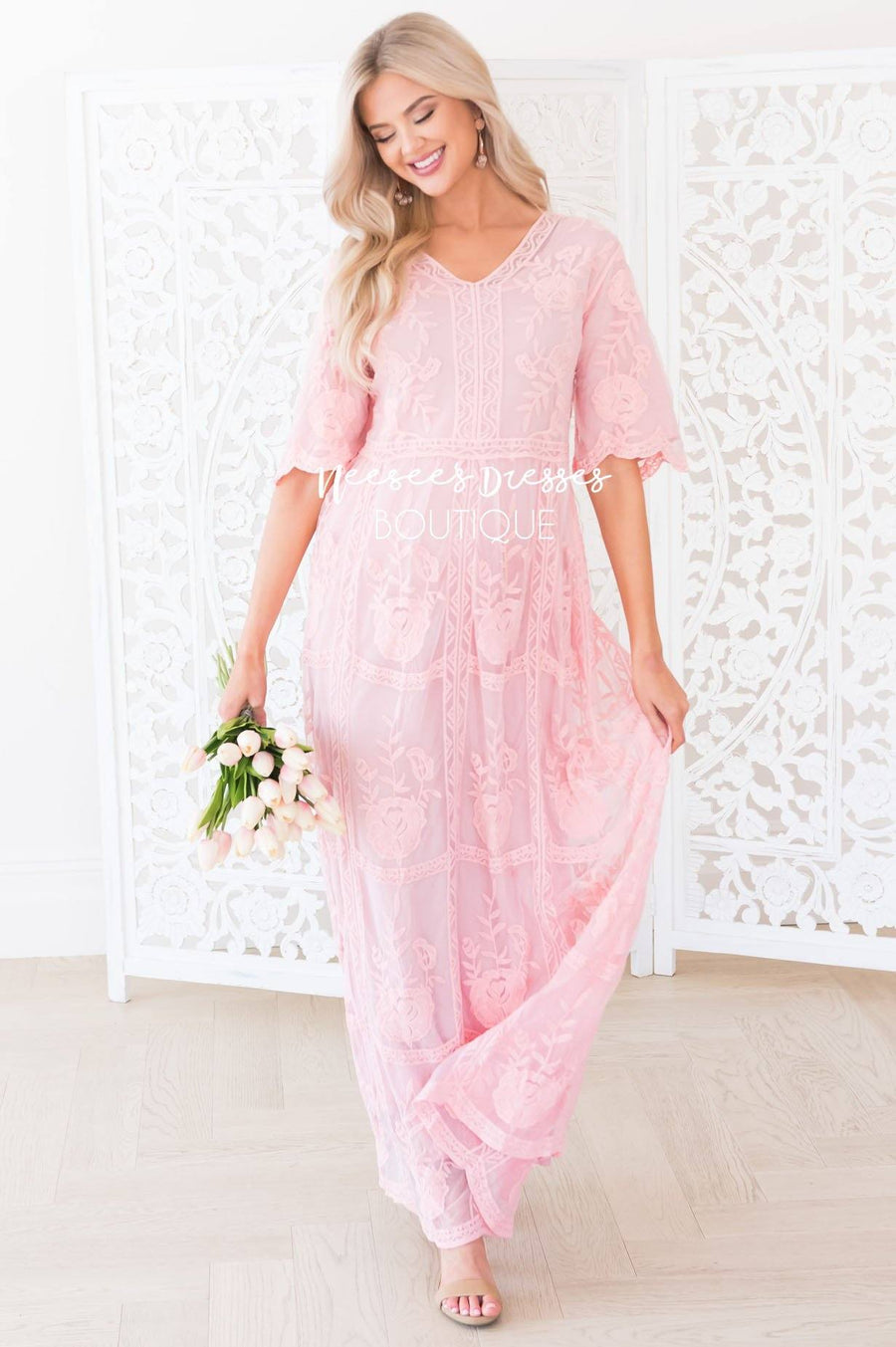 The Lexi Boho Maxi Dress Modest Dresses vendor-unknown 