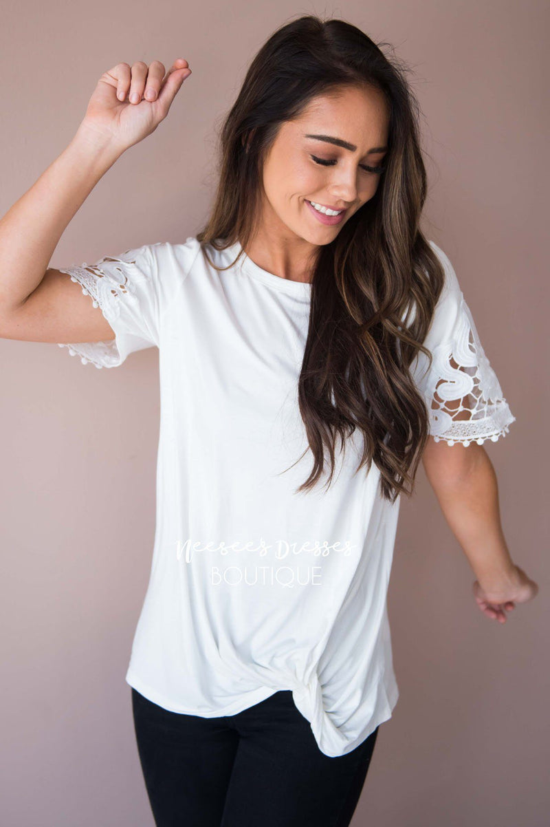 Ivory Modest Top | Best and Affordable Modest Boutique | Cute Modest ...