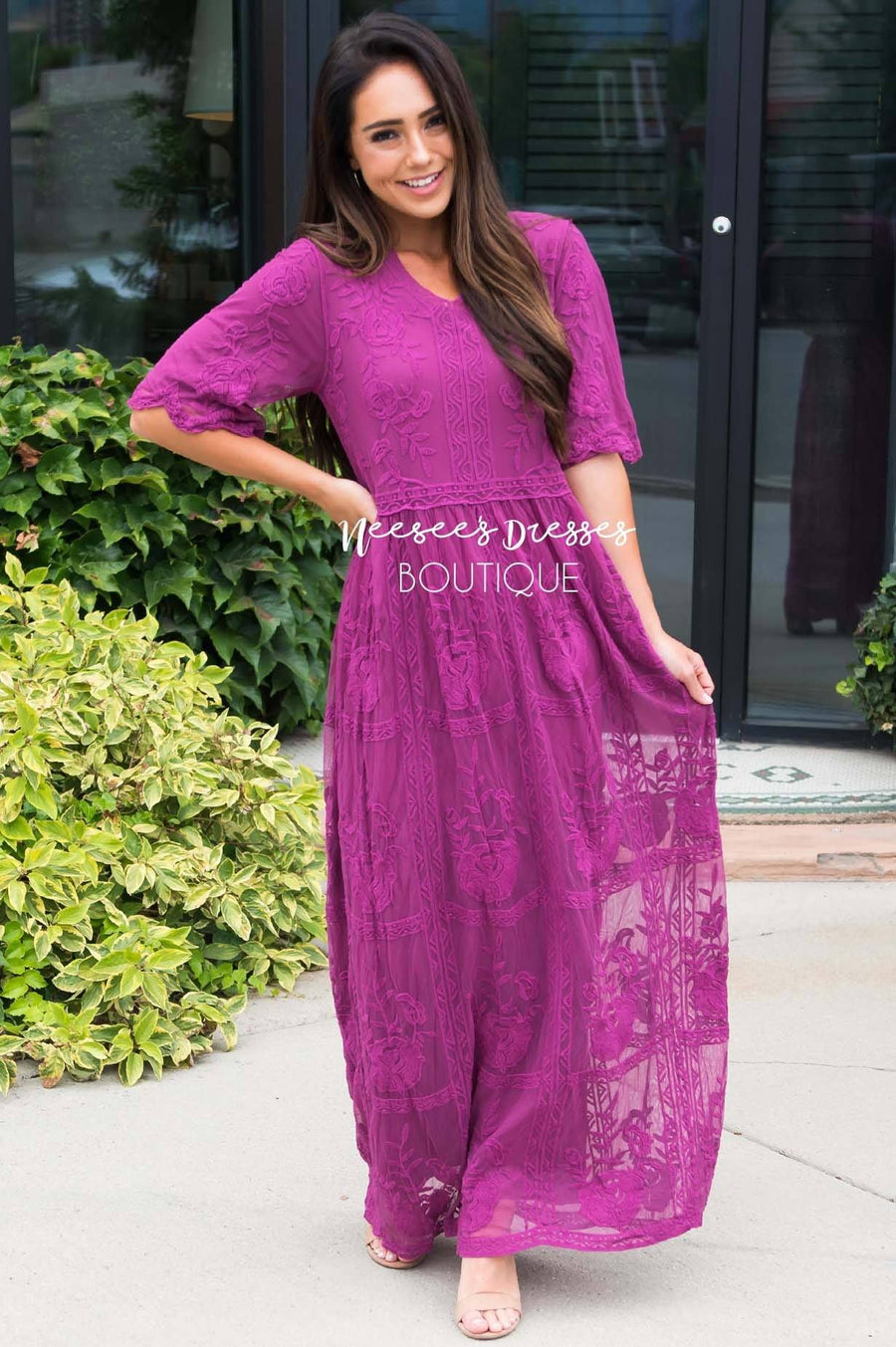 The Lexi Boho Maxi Dress Modest Dresses vendor-unknown 