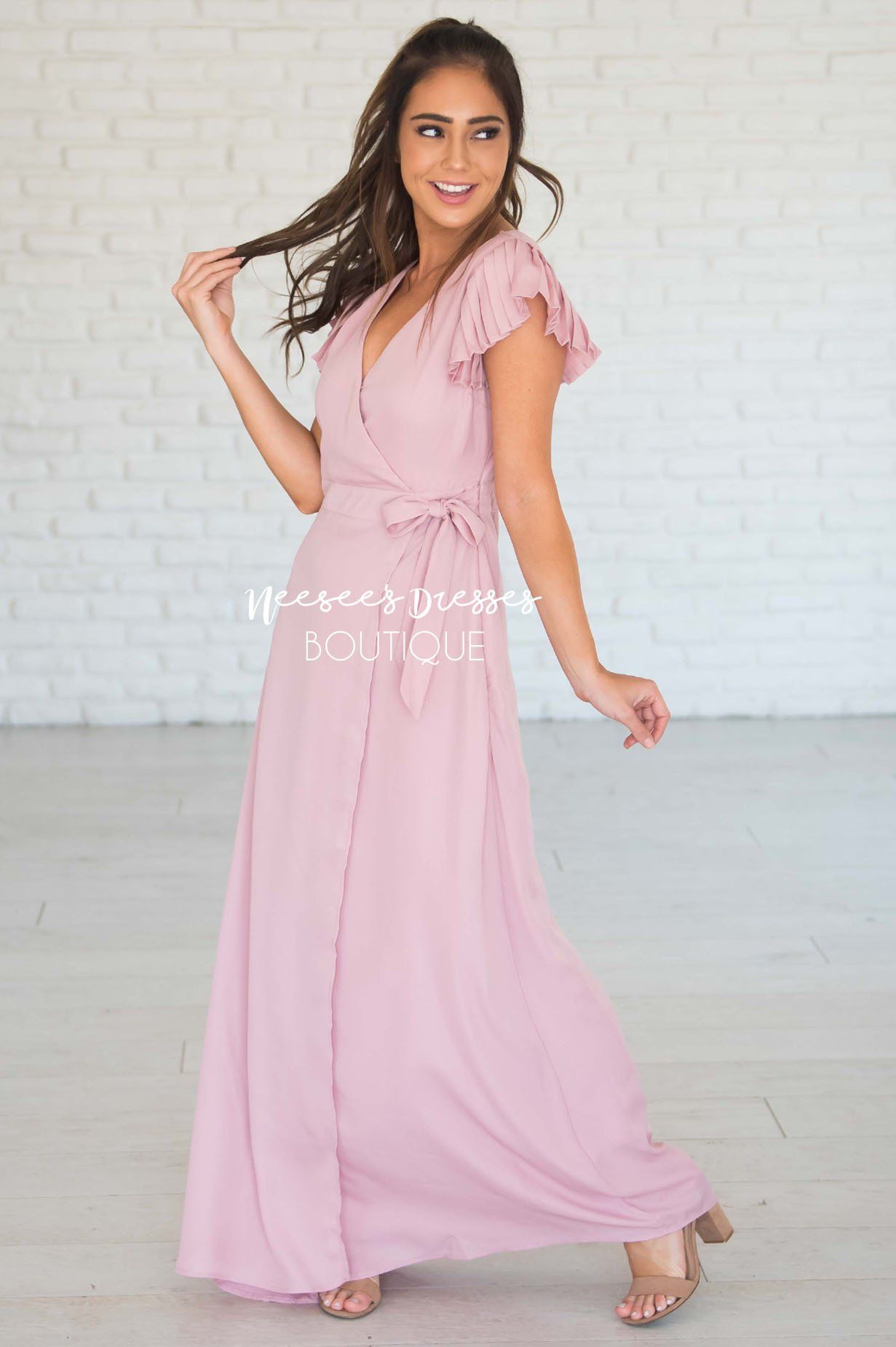 Blush Pink Church Dresses