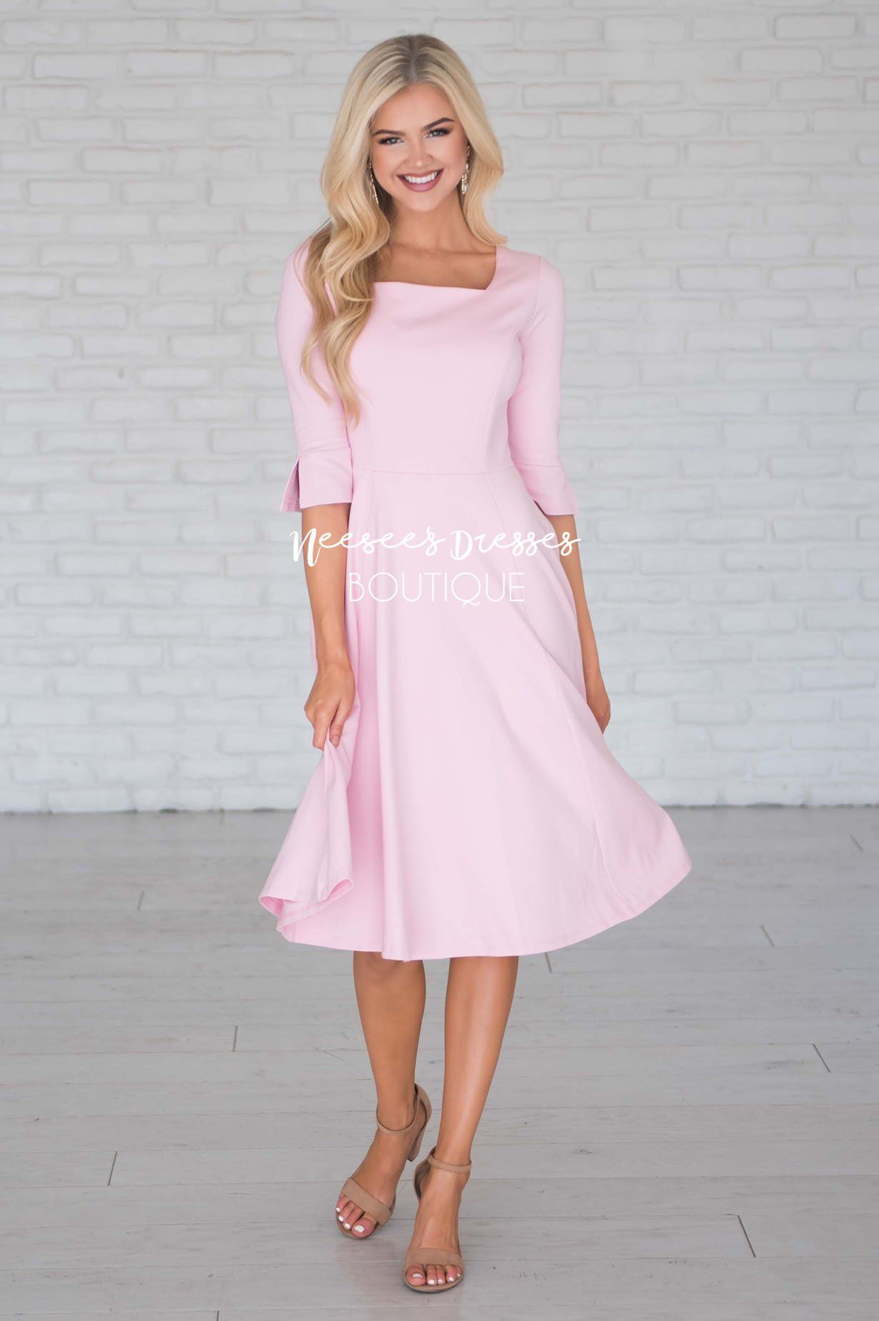 Blush Pink Modest Dress | Best Place To Buy Modest Dresses