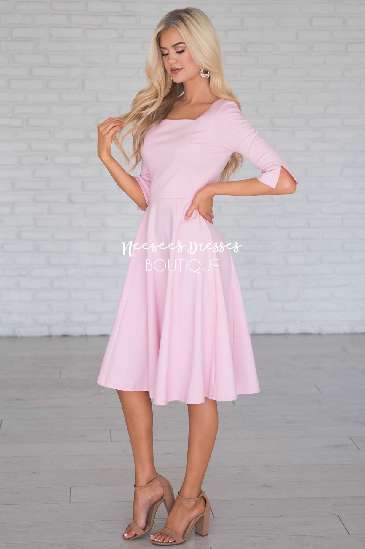 Blush Pink Modest Dress | Best Place To Buy Modest Dresses