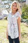 Dream Big Floral Baby Doll Top Modest Dresses vendor-unknown