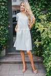 The Martha Modest Dresses vendor-unknown S Soft Sage & White Gingham Print