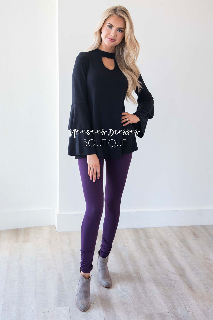 Romantic Flounce Sleeve Sweater Tops vendor-unknown 