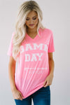 Game Day Tee Tops vendor-unknown Game Day Tee - Pink - S