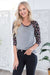 Floral Beauty Modest Baseball Tee