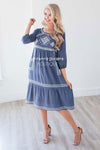 The Karen 3/4 Length Sleeves Modest Dresses vendor-unknown 