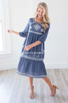 The Karen 3/4 Length Sleeves Modest Dresses vendor-unknown