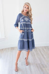 The Karen 3/4 Length Sleeves Modest Dresses vendor-unknown