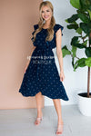 The Kynlei Polka Dotted Dress Modest Dresses vendor-unknown